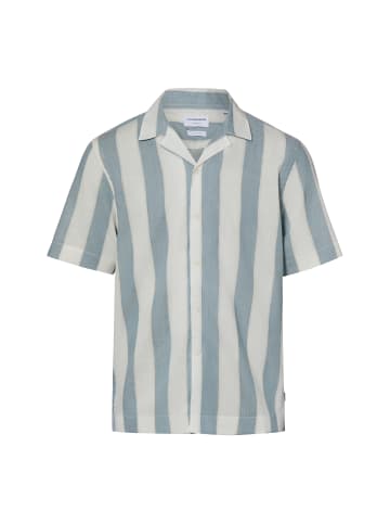 Lindbergh Freizeithemd in weiß indigo - 0003