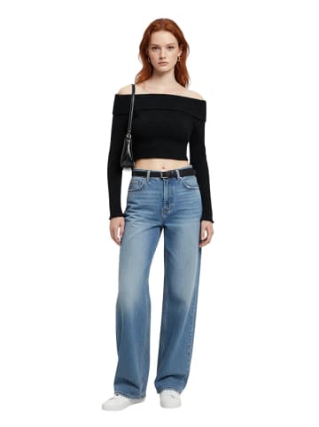 Alexa Dash Blouse in Schwarz