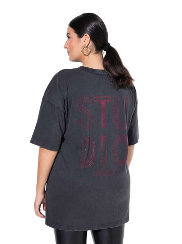 Studio Untold Shirt in anthrazit melange