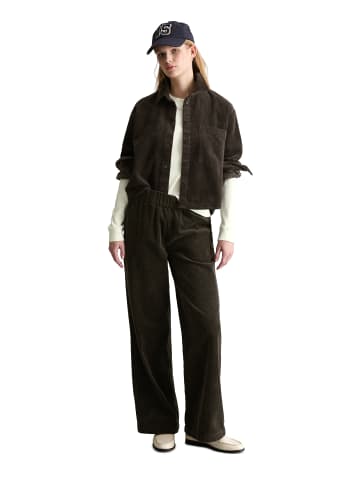 Marc O'Polo DENIM Cordbluse loose in Black Espresso