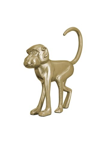 GILDE Figur Monkey goldfarben - (H) 34 cm