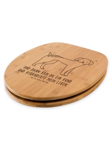 Mr. & Mrs. Panda Klodeckel Hund Dogge mit Spruch in Transparent