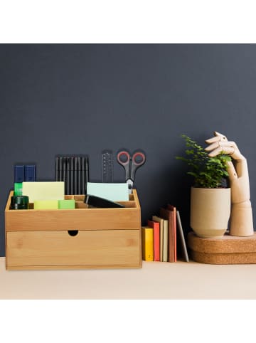Schreibtisch Organizer Bambus