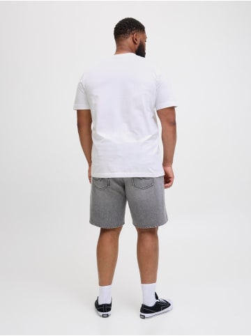 JACK & JONES PLUS T-shirt in Bright White