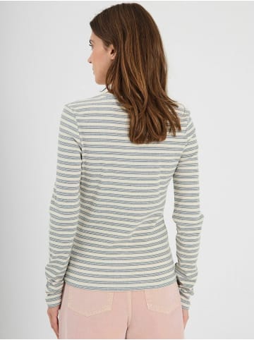 Norr Top Cafia in Light blue stripe