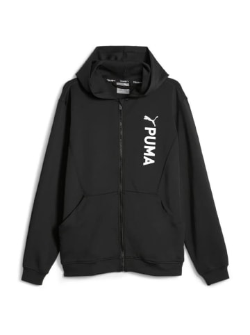 Puma Kapuzen-Sweatjacke Puma Fit Double Knit FZ Ho in Schwarz