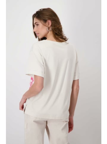 monari Rundhals T-Shirt für Damen in Weiß