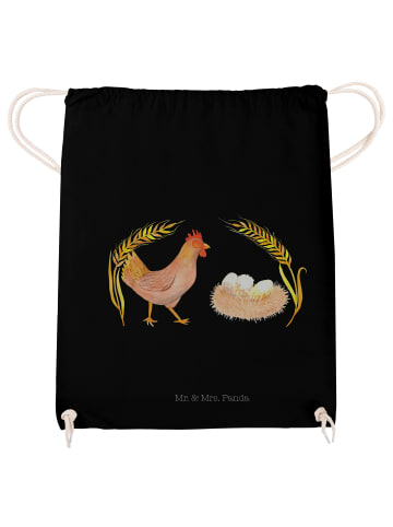Mr. & Mrs. Panda Beutel Huhn Stolz ohne Spruch in Schwarz