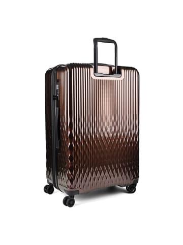 Pack Easy Flow 4 Rollen Trolley L 75 cm mit Dehnfalte in mocca