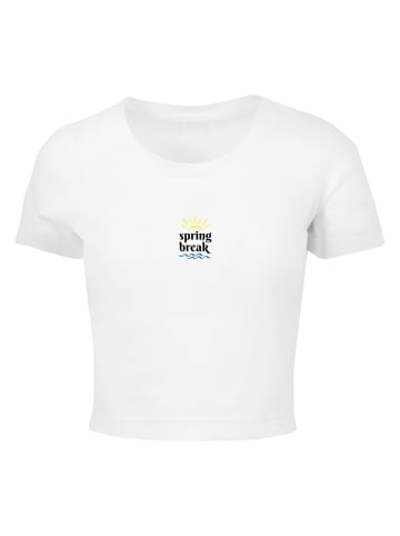 Merchcode Merchcode Cropped T-Shirts in white