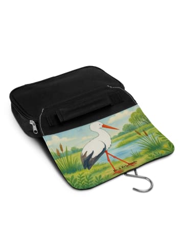 Mr. & Mrs. Panda beautycase Storch Design ohne Spruch in Weiß