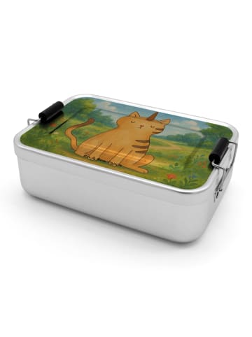 Mr. & Mrs. Panda Snackbox Einhorn Katze Design ohne Spruch in Weiß