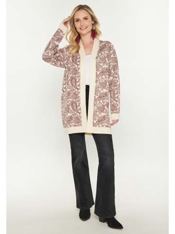usha FESTIVAL Women Cardigan in offwhite multicolor