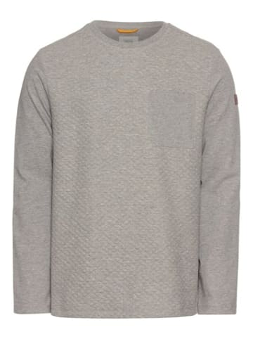 Camel Active Rundhals Langarmshirt für Herren in grau