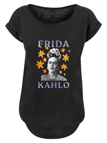 F4NT4STIC Long Cut T-Shirt Frida Kahlo Star Graphic in schwarz