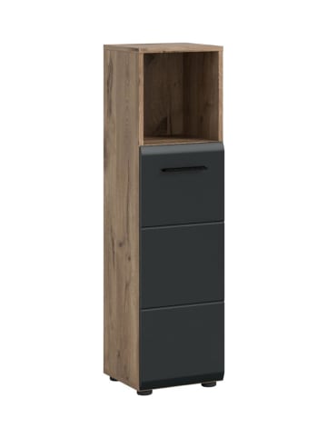 ebuy24 Badschrank Ice Schwarz 30 x 30 cm