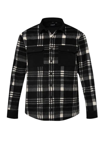 Men Plus Hemd in schwarz