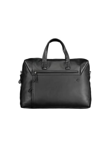 Piquadro Schwarz Leder Herren Aktentasche