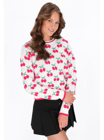myMo Sweater in offwhite pink