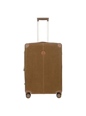 BRIC`s Life 4 Rollen Trolley M 71 cm mit Dehnfalte camel