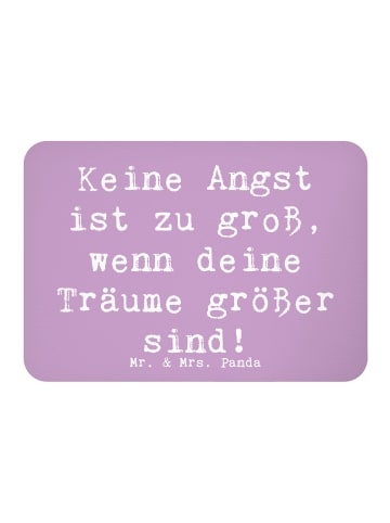 Mr. & Mrs. Panda magnet Spruch Angst überwinden mit Spruch in Lavendeltraum