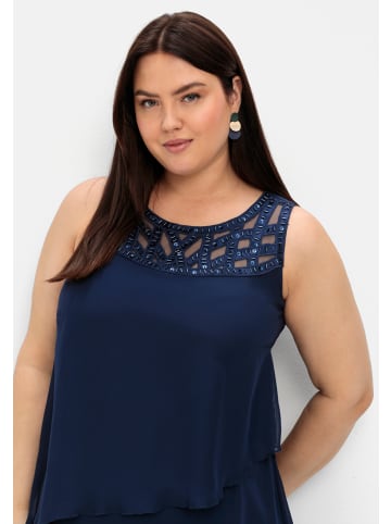 sheego Abendkleid in marine