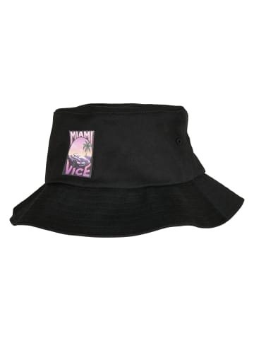 Merchcode Merchcode Unisex Miami Vice Print Bucket Hat in black