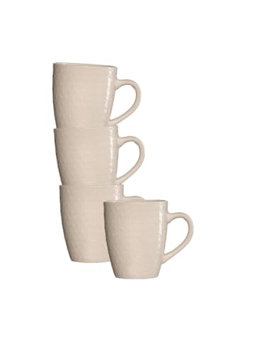 Ritzenhoff & Breker 4er Set Henkelbecher Floris in 350 ml in Creme