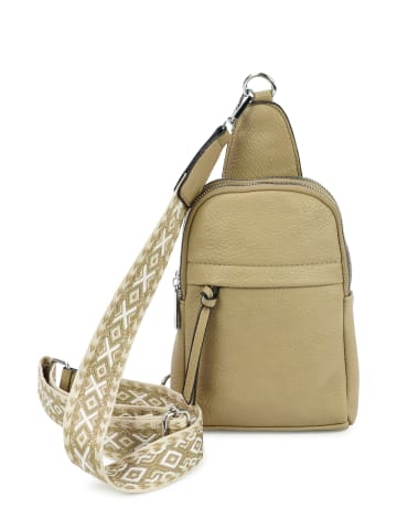 Harpa Crossbody-Bag TARA in taupe