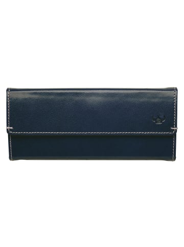Golden Head Bari Brillenetui Leder 7 cm navy