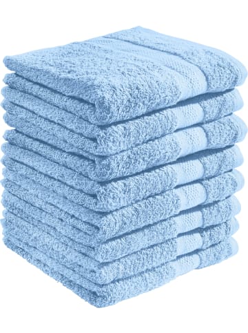 REDBEST Frottier Duschtuch 8er-Pack Chicago in hellblau