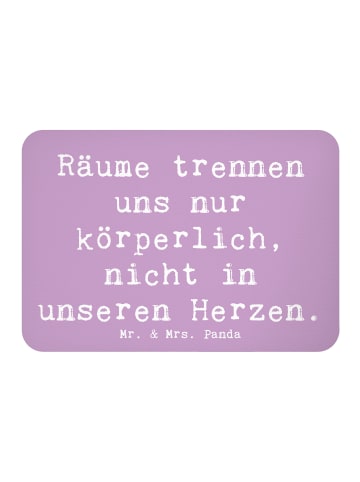 Mr. & Mrs. Panda Magnet Spruch Trennung von den Eltern mit Spruch in Lavendeltraum