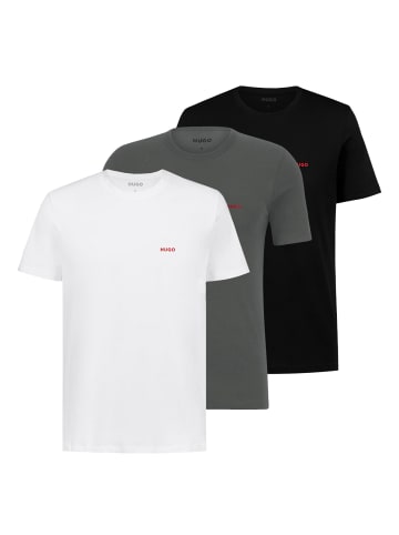 HUGO 3er Pack T-Shirts Crew-Neck in Mehrfarbig