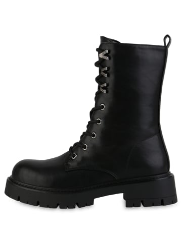 VAN HILL Schnürstiefel Ella in Schwarz