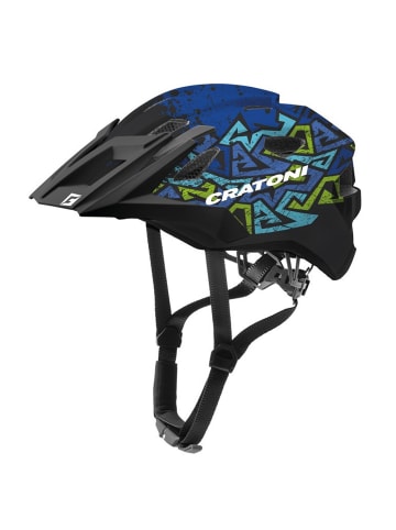 Cratoni MTB Fahrradhelm AllRide Junior in schwarz-blau