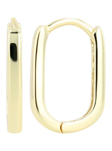 Adeliás Damen Ohrringe aus 925 Silber in gold