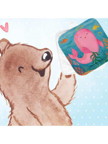 Mr. & Mrs. Panda Topfhandschuhe Sternzeichen Jungfrau Design ohn... in Weiß