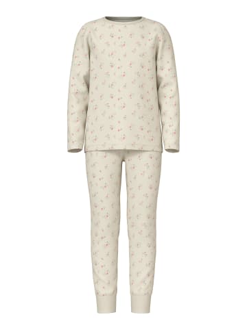name it Schlafanzug lang NKFNIGHTSET FLOWER in turtledove