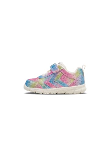 Hummel Elastische Schnürsenkel Sneaker Crosslite Glitter Lebensstil Kinder in WHITE/MULTICOLOR