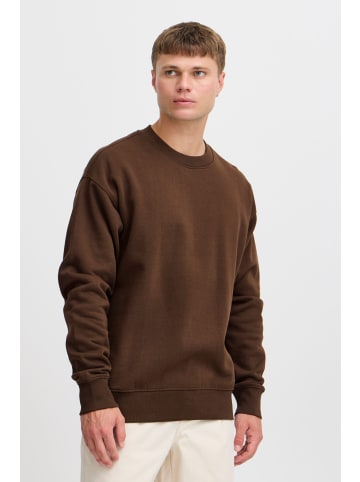 !SOLID Rundhalspullover SDLenz in Braun