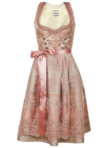 Edelnice Midi Dirndl 2-teilig Rosalie in rose