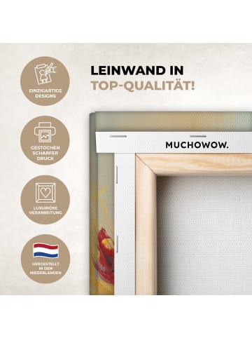 MuchoWow Leinwand bilder Blumenmeer (BxH)