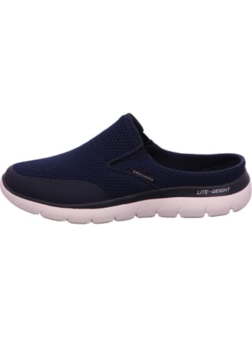 Skechers Clog in blau