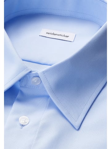 Seidensticker Pilotenhemd Regular in Hellblau