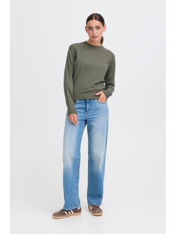 Oxmo Strickpullover OXISCANNY LS in Grün