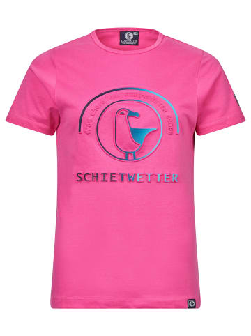 SCHIETWETTER T-Shirt "Mara", 3D-Print in pink