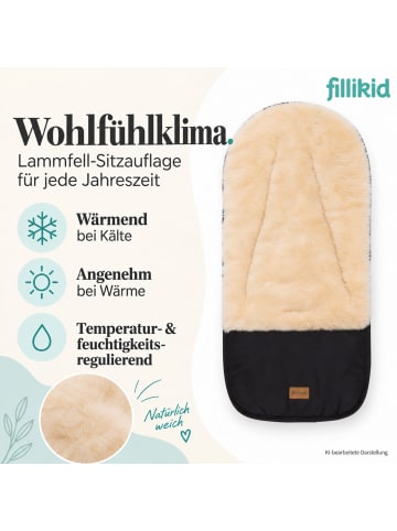 fillikid Lammfelleinlage 73x33 Exklusiv in Protect Cashmere