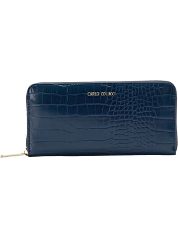 Carlo Colucci Geldbörse Covi in Navy