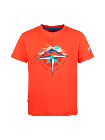 Trollkids T-Shirt Trondheim (GOTS) in fire red
