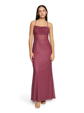 Vera Mont Abendkleid im Glitzer-Look in Pink/Dark Pink